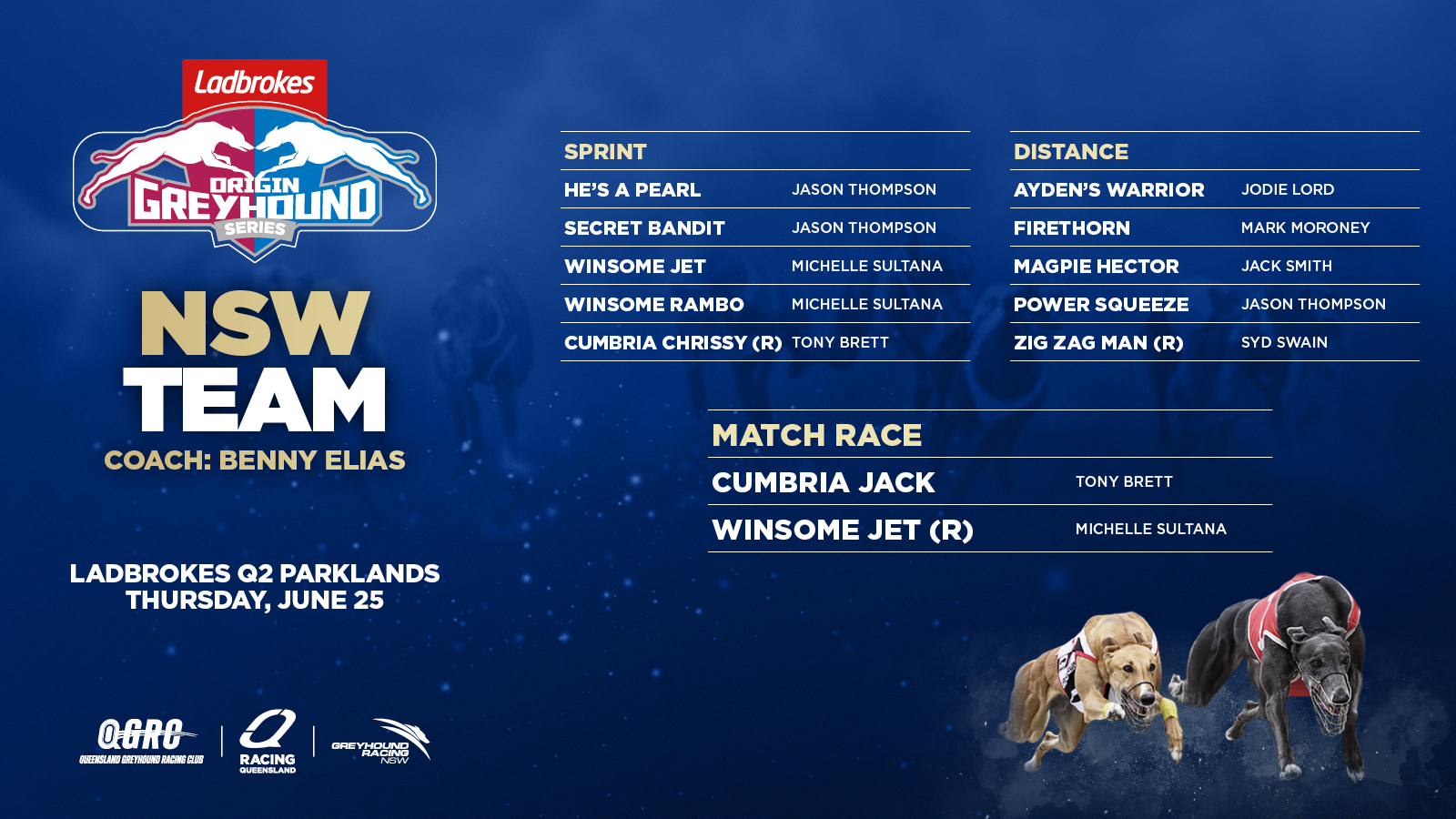 2026 Origin Team Greyhounds NSW