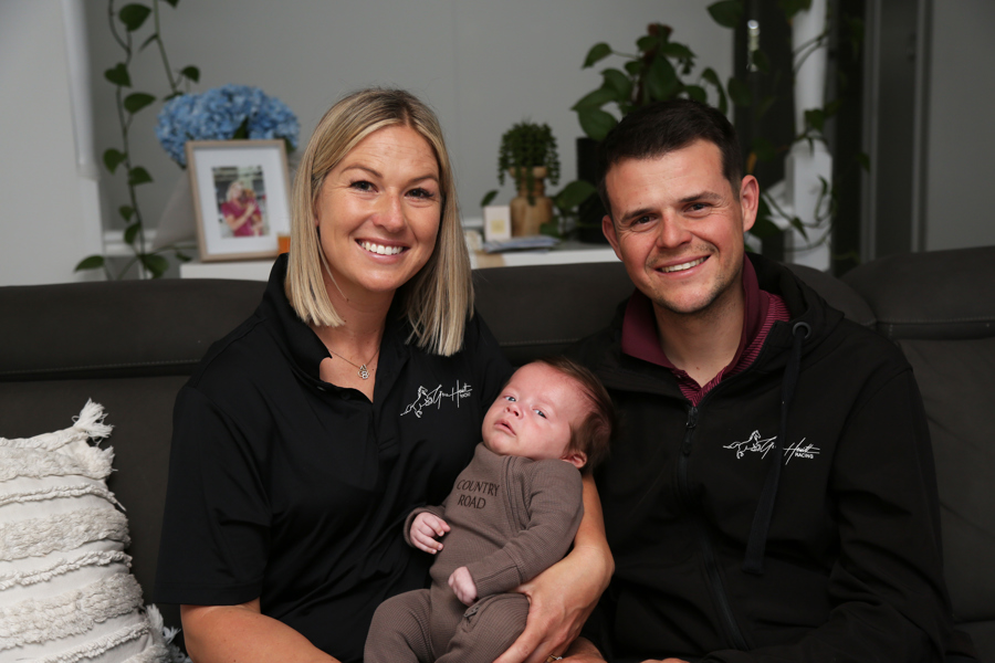 Gemma Hewitt and Brendan Barnes