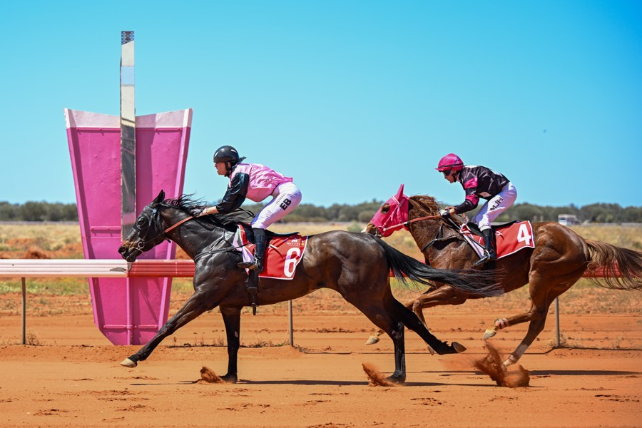 Charlie Prow and Emma Bell with connections of Maybe. Pictures: Danielle O''Brien.