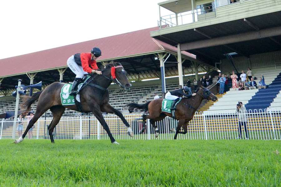 Paige Fergusson-Smith after winning aboard the Paul Shailer-prepared Divine Mandate.
