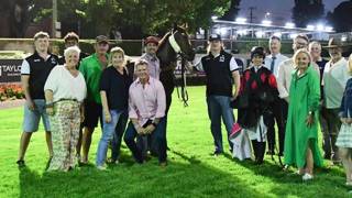 Harry Schwenke loving the training game