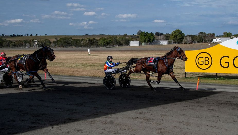 Lorelei Limpus in the bike after winning with Art Jester earlier this month.