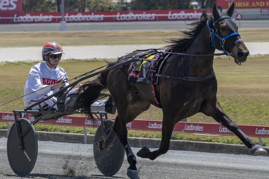 Bruce Wyborn and Jack Chapple after Friday's Why Tanya Sue win.