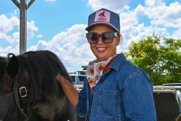 Maree Pitman celebrating wins on and off the racetrack