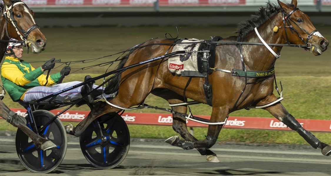 Nathan Dawson driving Debbie Lincoln to victory.